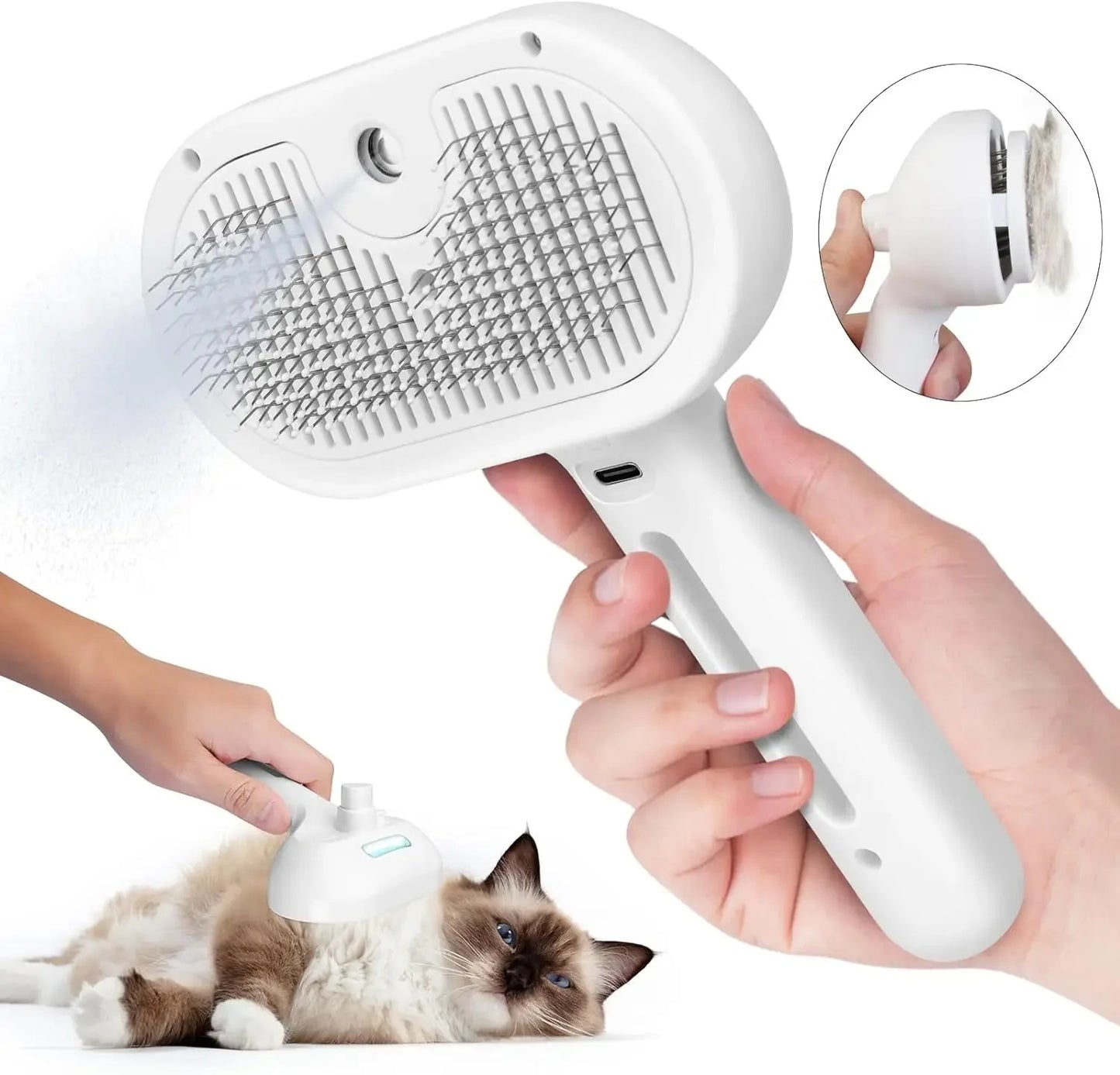 Pets Spray Hair Comb Pet Hair Remover Cleaning